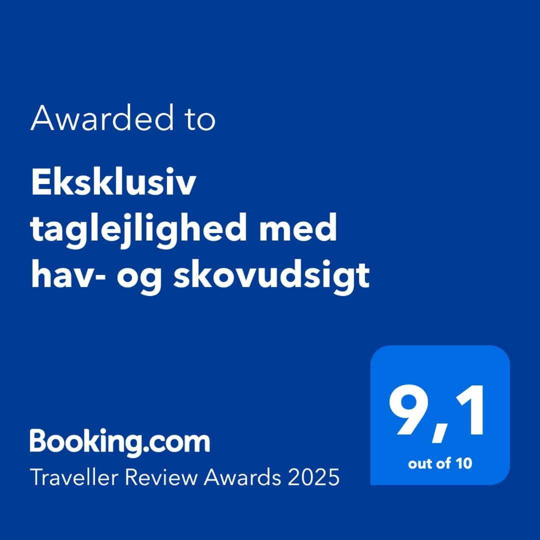 Eksklusiv Taglejlighed Med Hav- Og Skovudsigt Risskov المظهر الخارجي الصورة